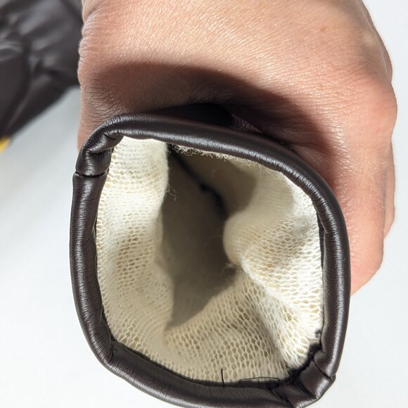 NOS vintage PVC gloves, 1970 style / 1980s ladies gloves Empire Made Hong Kong - Picture 6 of 12